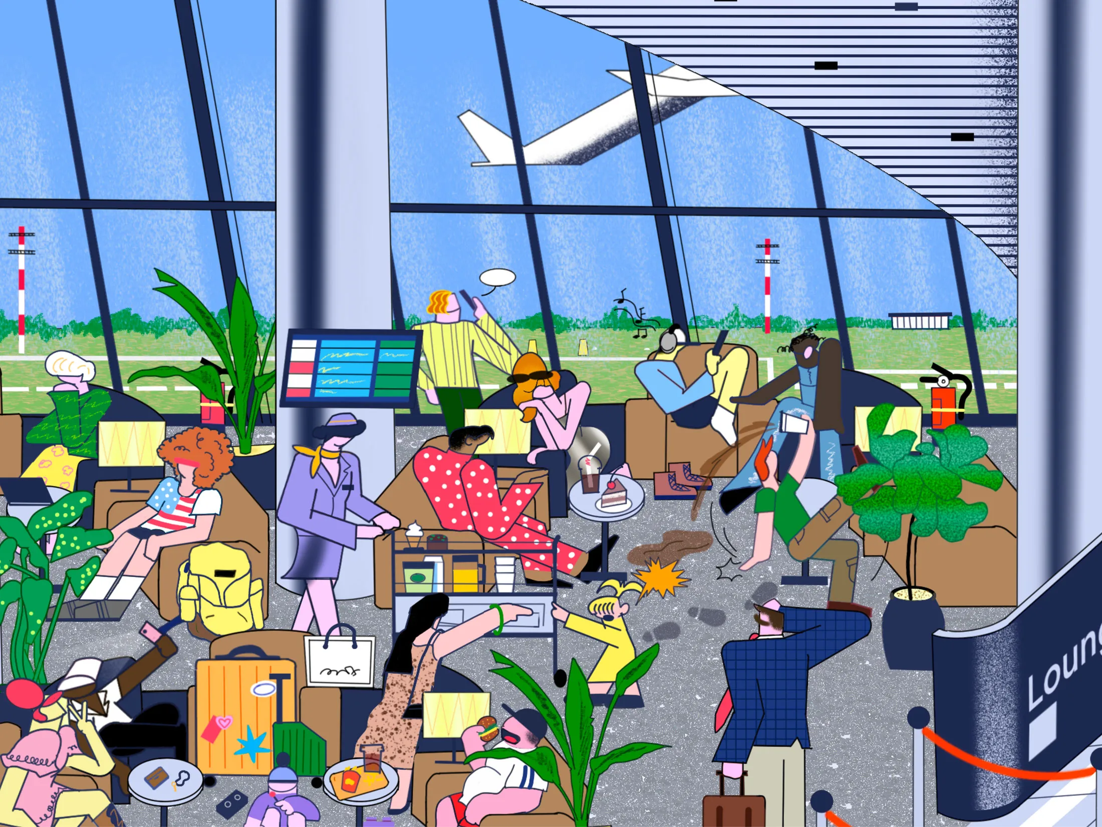 Is Airport Lounge Access Worth It? Business Travelers Feel Cheated at Busy  Times - Bloomberg