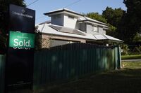 A recently sold property in Upwey, Victoria, Australia, in Mid-November.