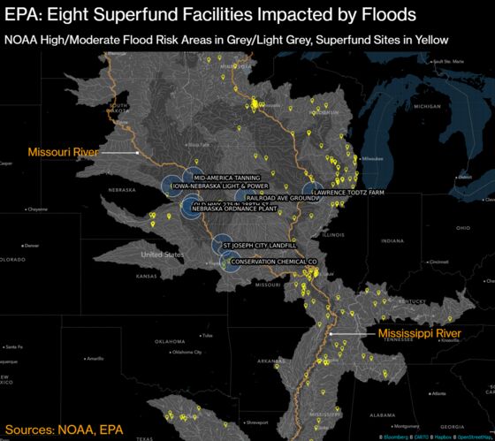 Midwest Floods Have Reached Superfund Sites in Three States, EPA Says