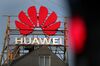 The Huawei Technologies Co. logo sits on a rooftop in Copenhagen, Denmark, on Monday, May 20, 2019. The Trump Administration blacklisted Huawei on Friday, jeopardizing its supply of American components from semiconductors to the Google apps that run on its smartphones.