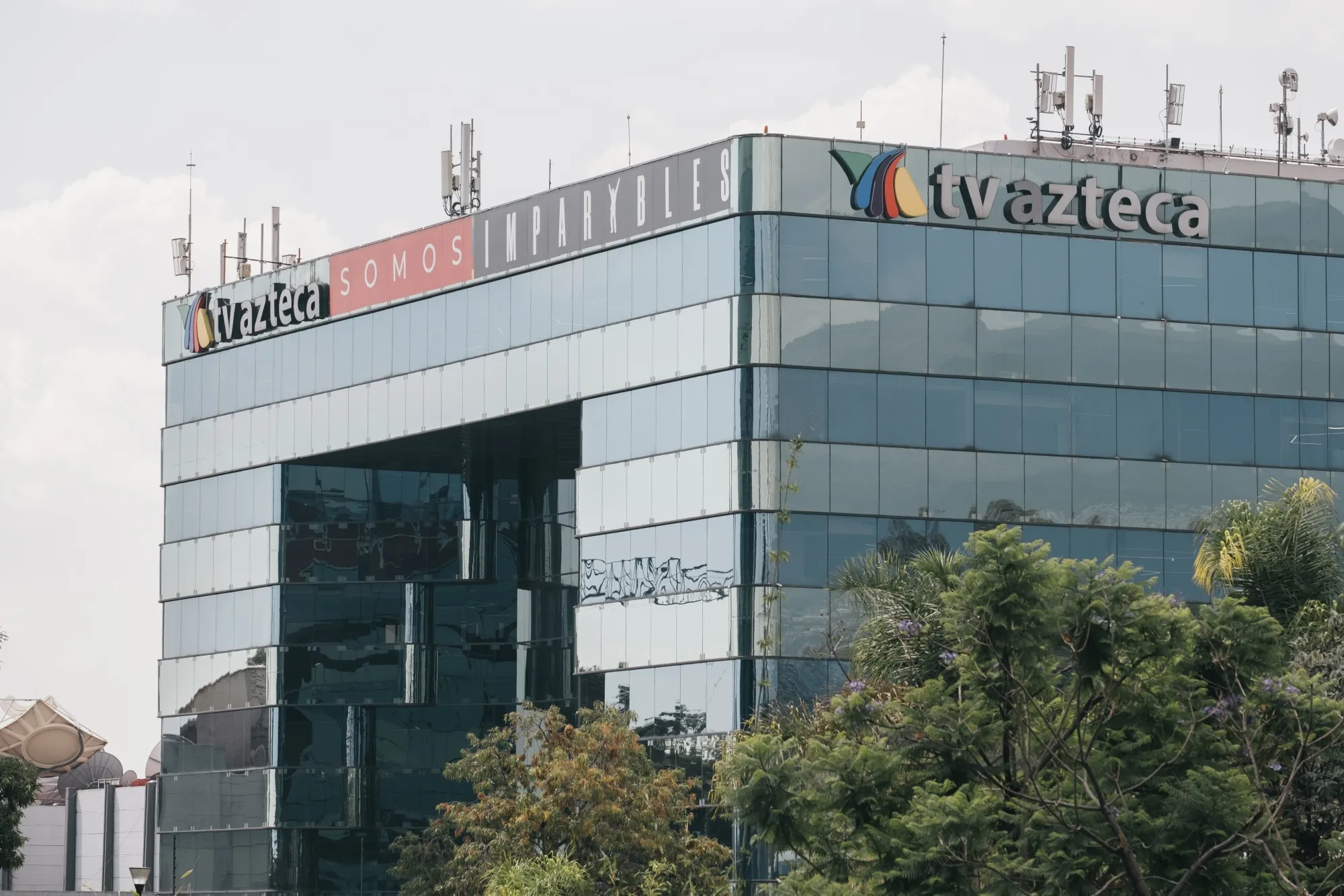 The TV Azteca headquarters in Mexico City.