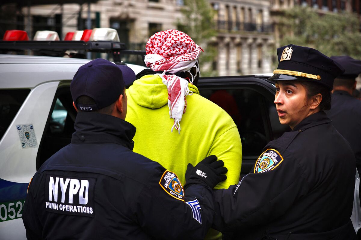 NYPD Arrest 108 at Pro-Palestine Protest at Columbia University