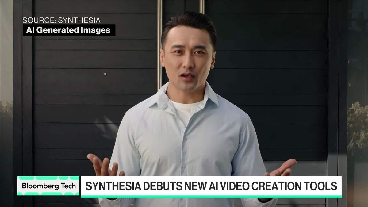 ⚫️ BLOOMBERG: "Synthesia 3.0: Nuovi strumenti per la creazione e interazione video, intervista al CEO Victor Riparbelli su Bloomberg Tech"
