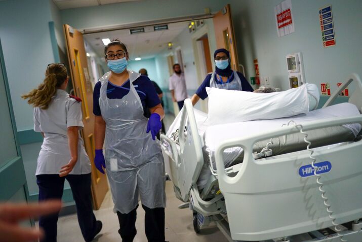 Inside The Royal Blackburn Teaching Hospital In Lancashire