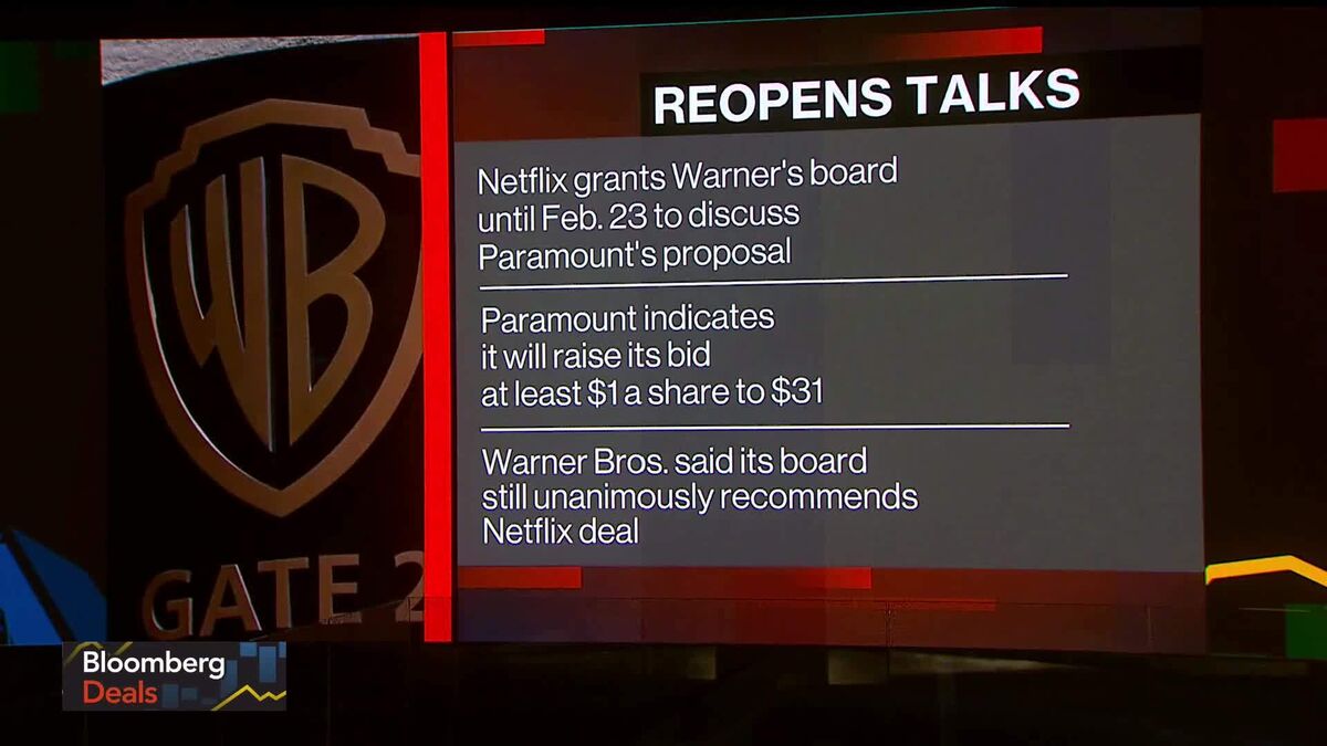 Warner Bros. Reopens Talks With Paramount