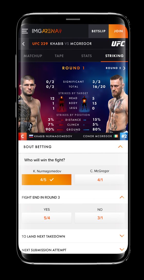 UFC’s First Gambling Product Creates New Options for Fight Fans