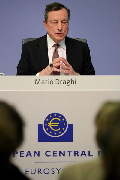 European Central Bank President Mario Draghi Announces Rates Decision 