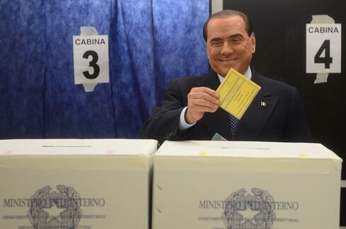 Former Italian Leader Silvio Berlusconi