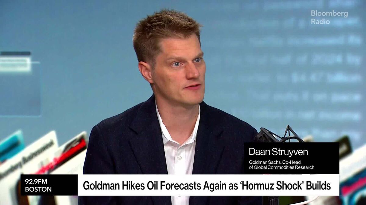 Goldman Hikes Oil Forecasts Again as Hormuz Shock Builds
