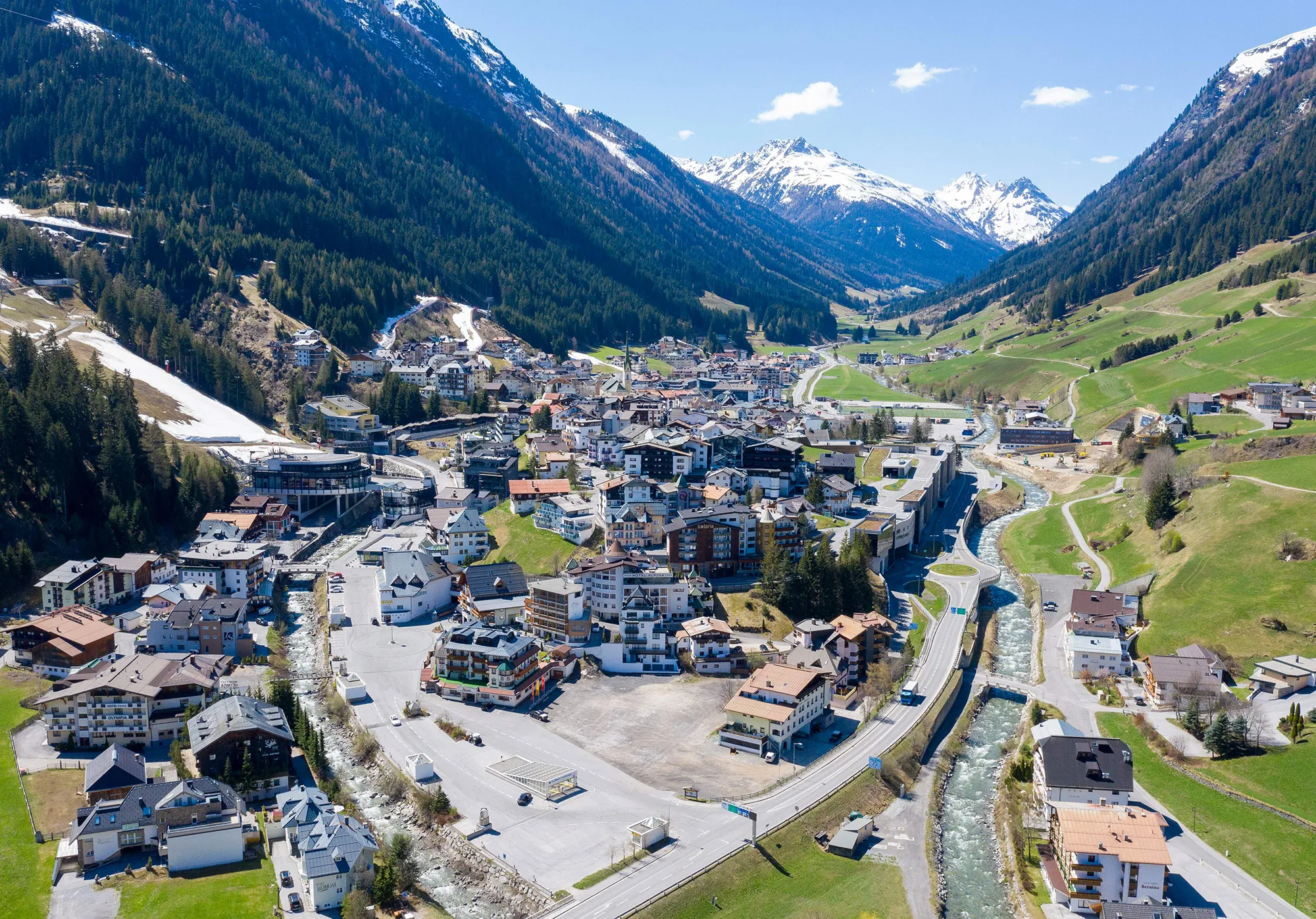 The village of Ischgl on April 23.