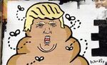relates to Hanksy Makes a Mural of Donald Trump as Poop