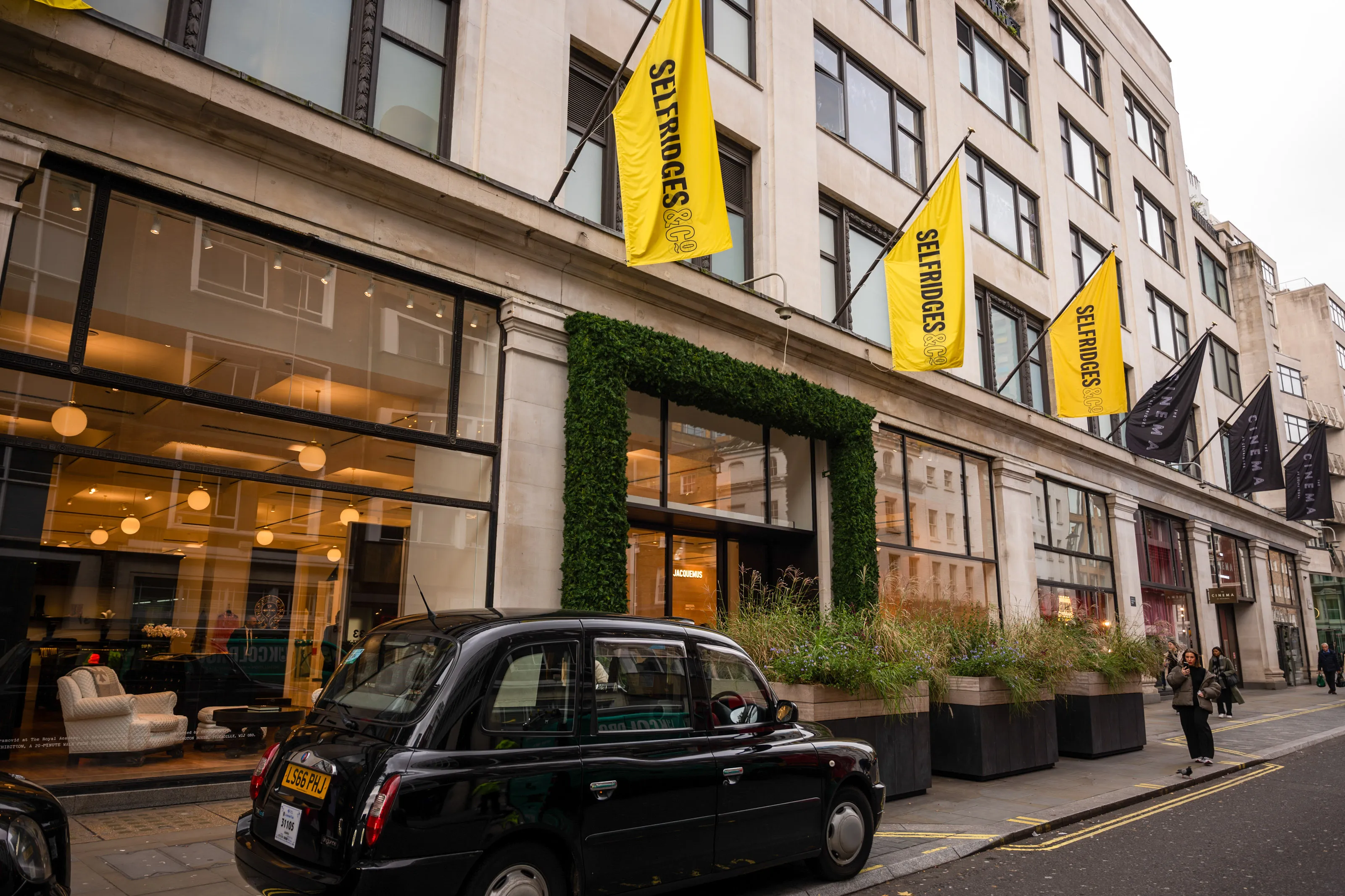 The Selfridges &amp; Co. department store in London.