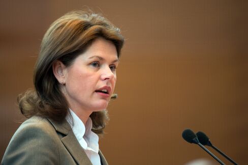 Slovenian Prime Minister Alenka Bratusek