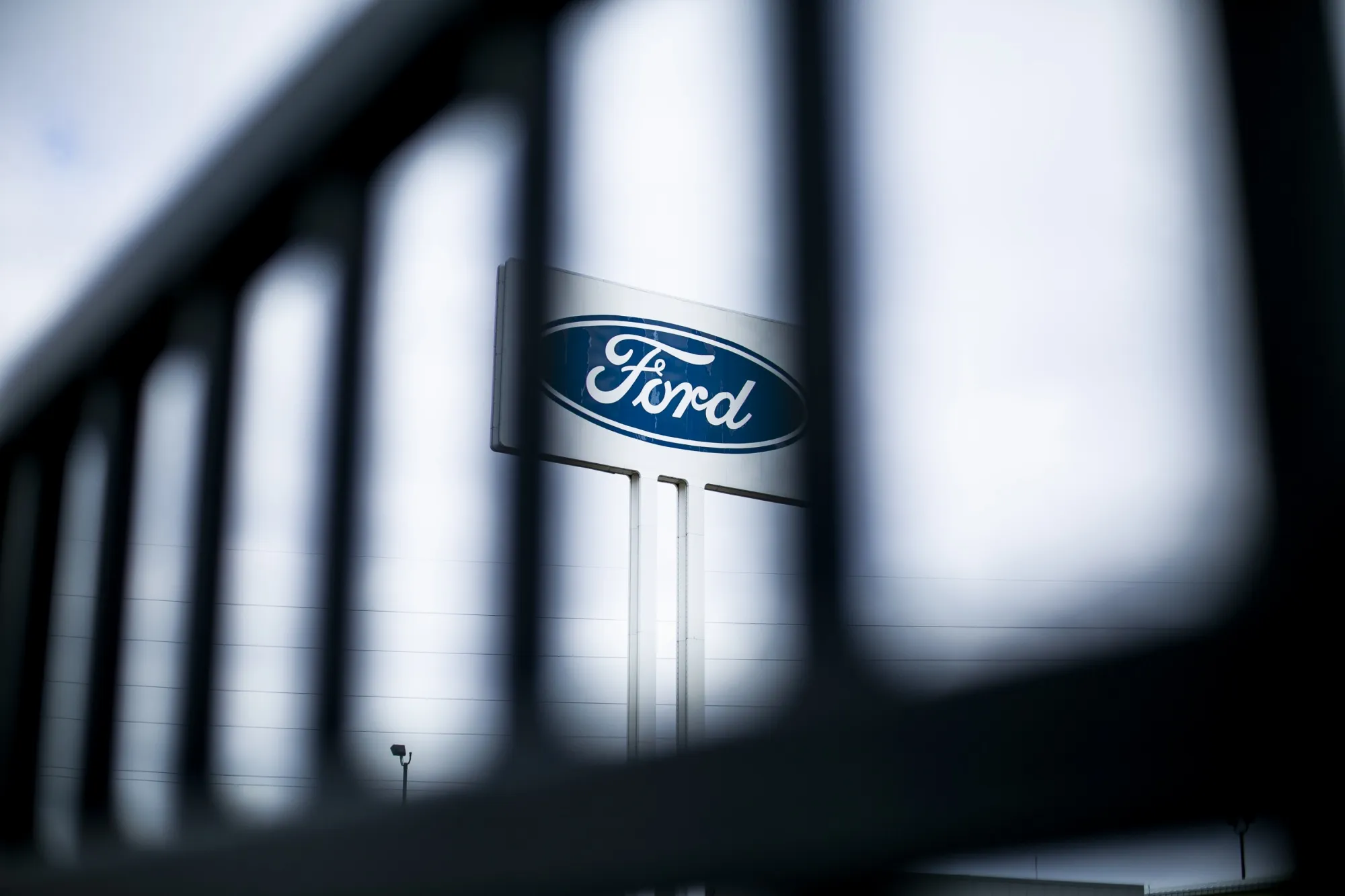 The Ford Michigan assembly plant in Wayne, Michigan on&nbsp;March 23.
