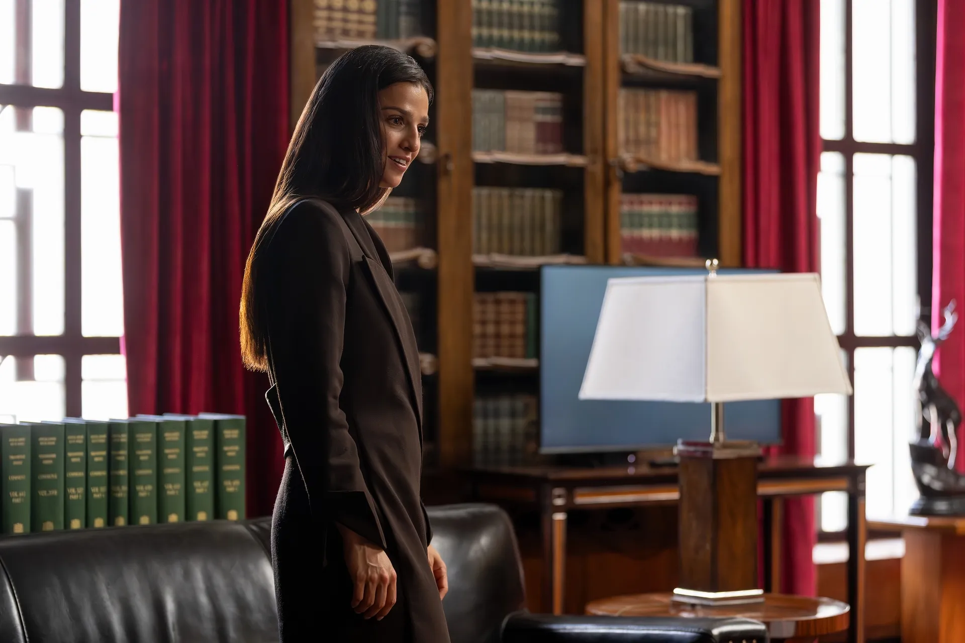 Marisa Abela as&nbsp;Yasmin Kara-Hanani in Episode 8 of&nbsp;Industry.