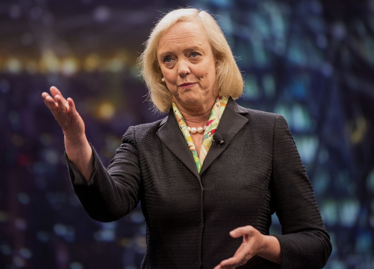 Meg Whitman to Step Down as HPE CEO Bloomberg