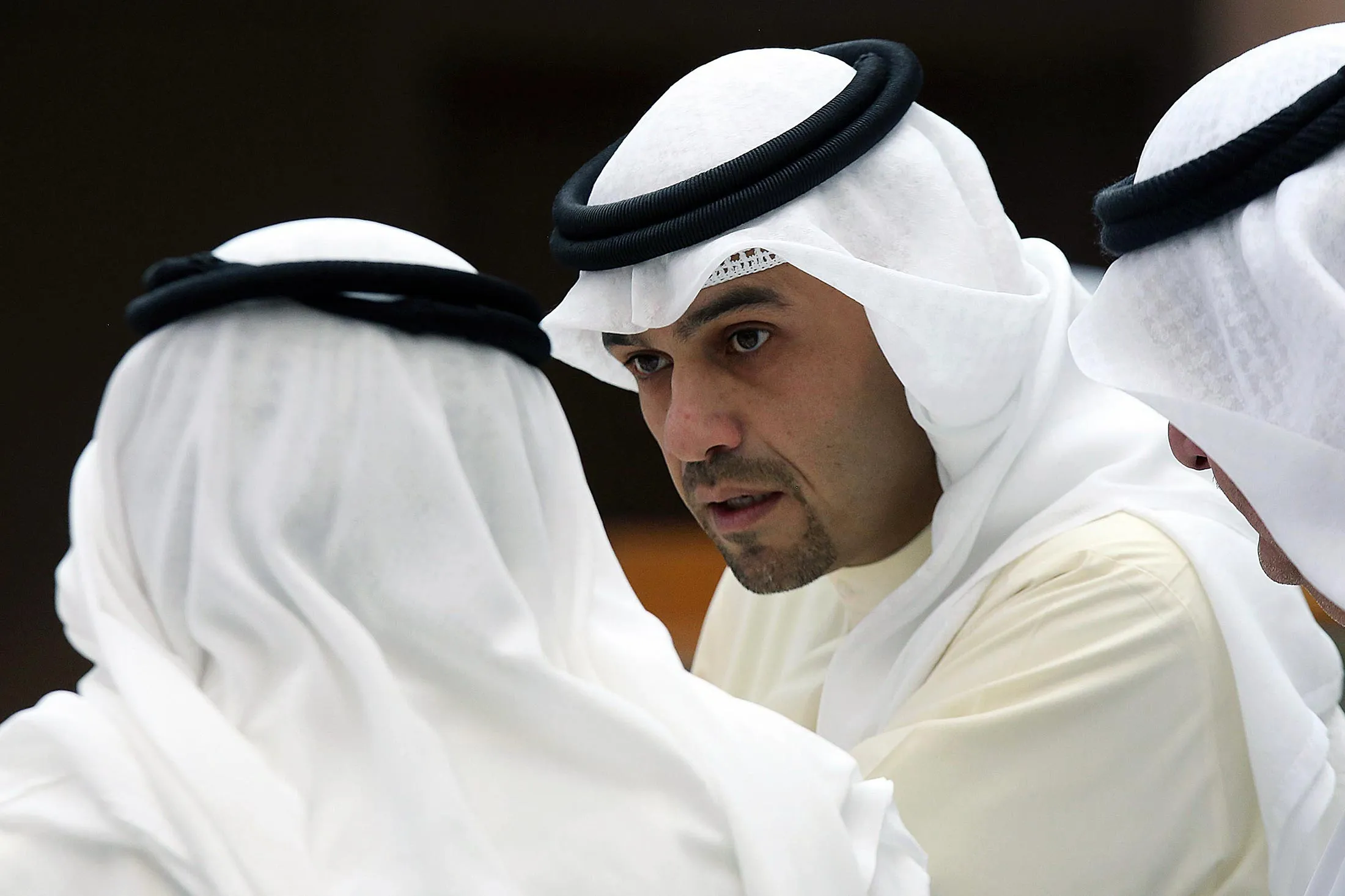 Kuwaiti Finance Minister Anas al-Saleh.
