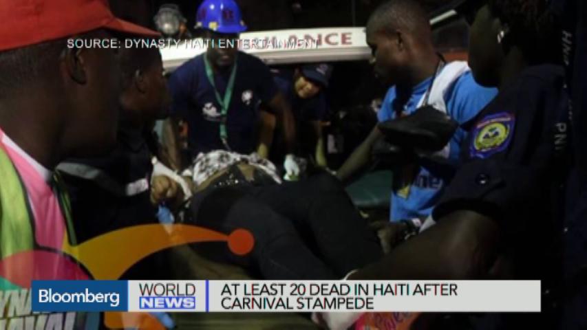 Watch At Least 20 Dead in Haiti After Carnival Stampede Bloomberg