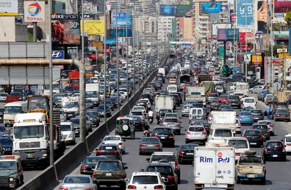 To hail a bus ride in Beirut, "make yourself elegantly noticeable." Good luck! 