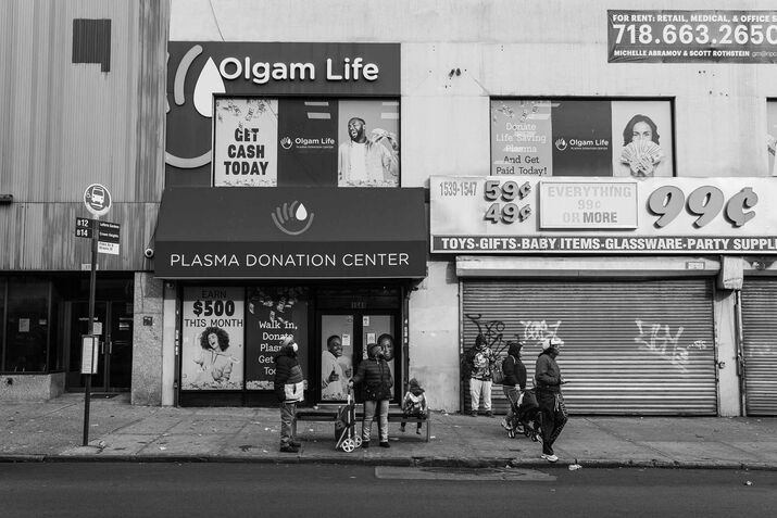 How Impoverished People Selling Their Blood Fuels Drug Profits