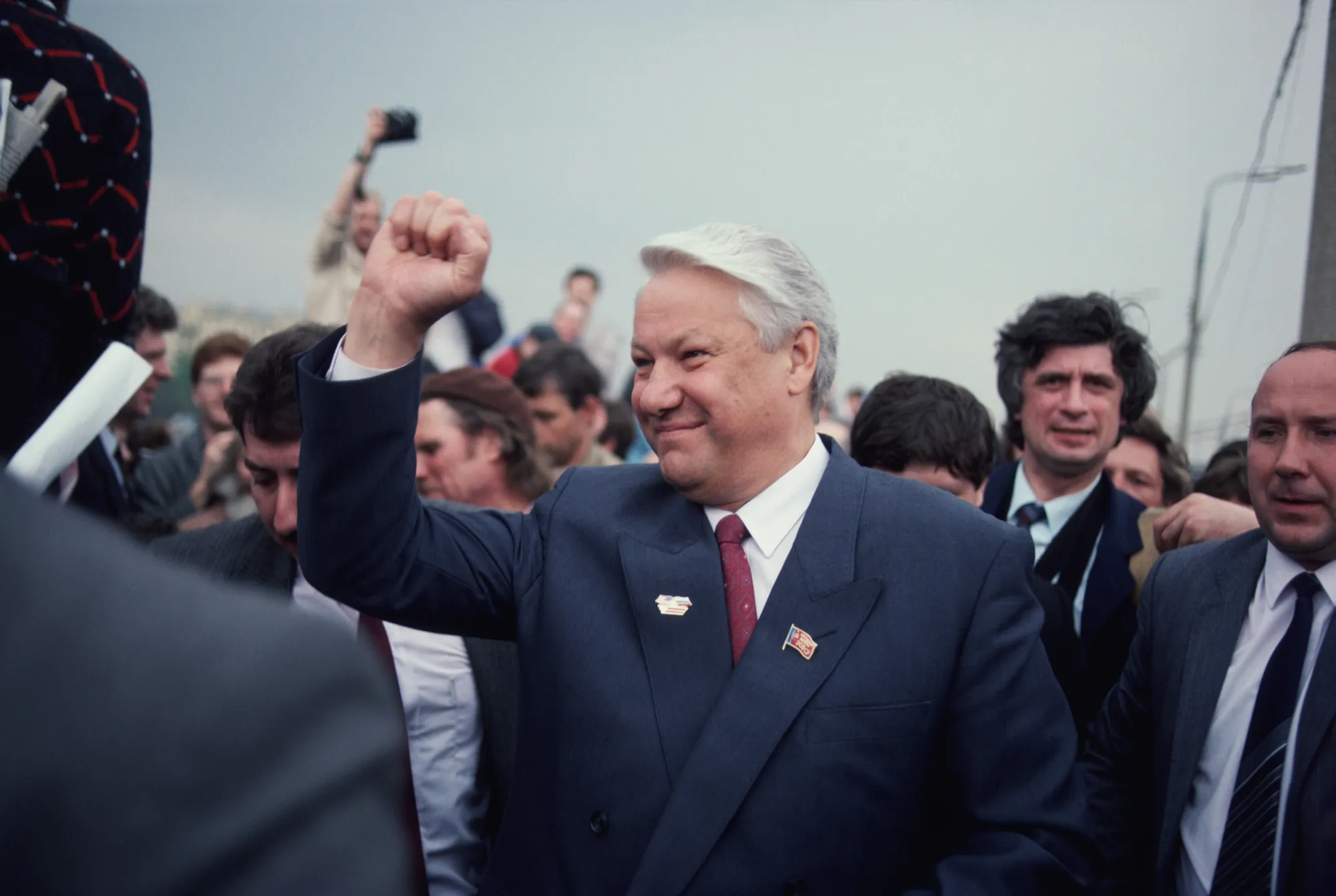 Trump's chances at overpowering the bureaucracy aren't as good as Yeltsin's. And Yeltsin lost.
