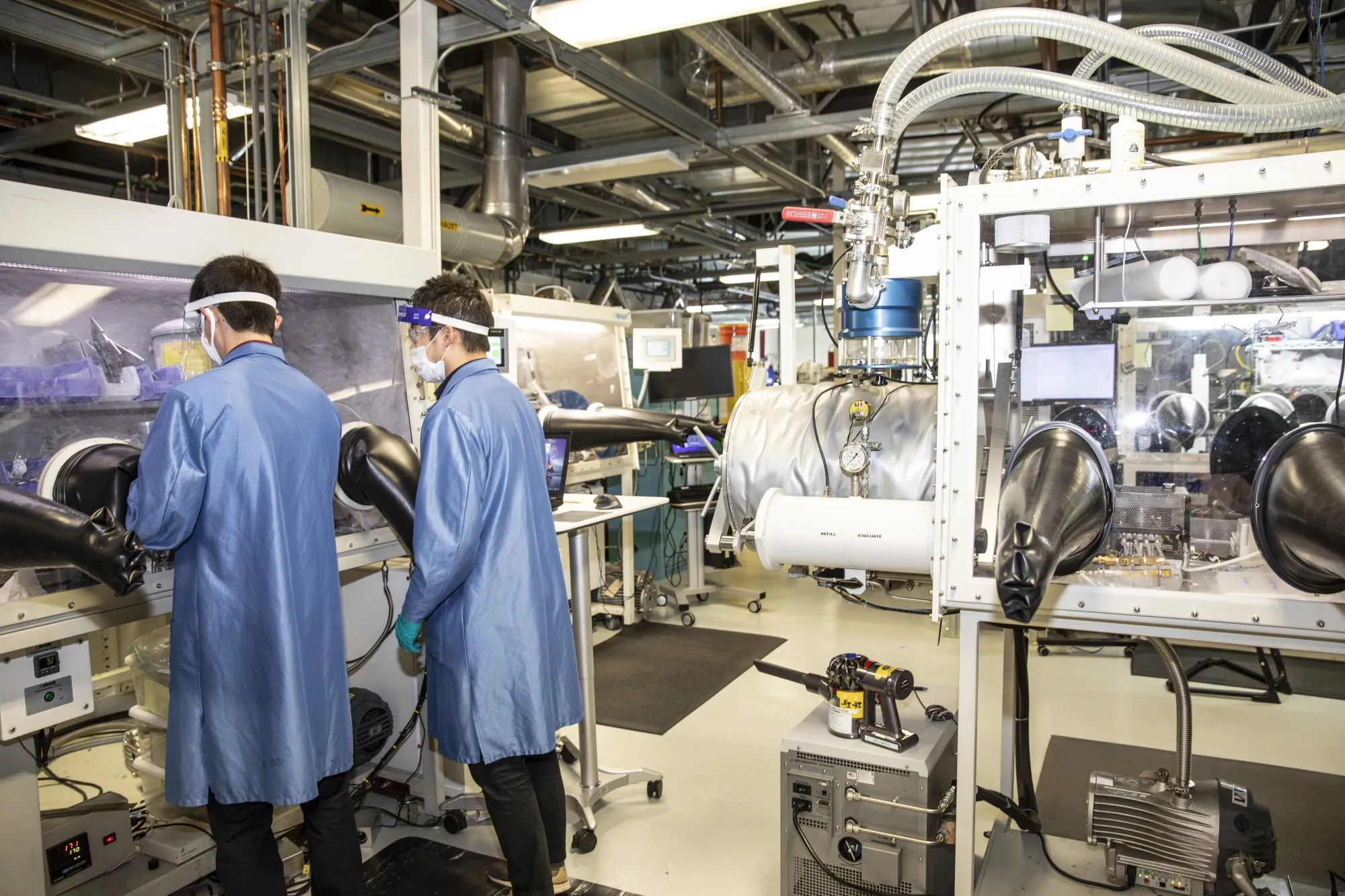 QuantumScape’s lab in San Jose, California.