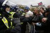 Anti-mask Protest In Trafalgar Square