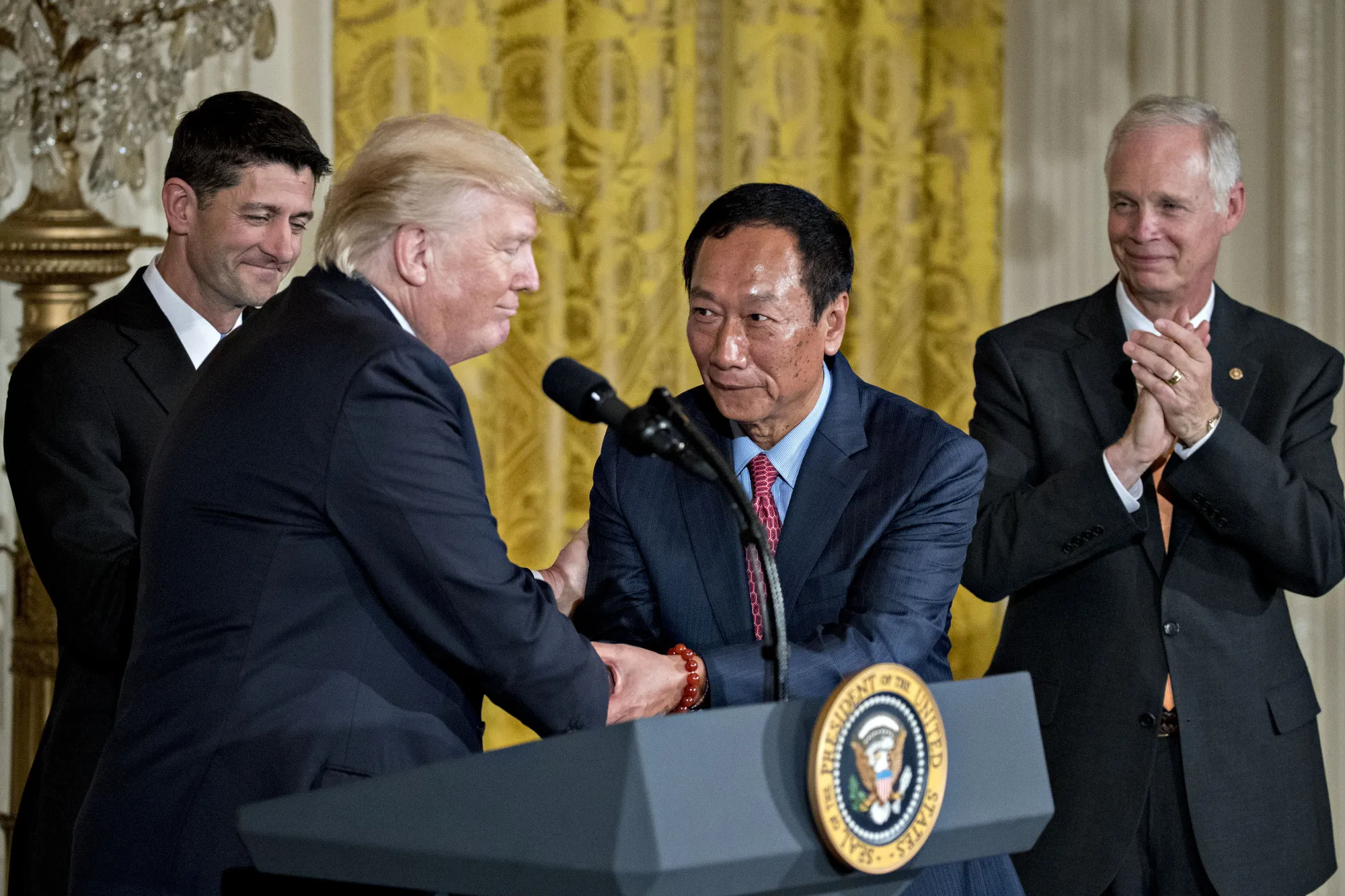 President Trump Announces Apple Supplier Foxconn Opening Wisconsin Plant