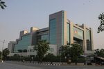 Outside the National Stock Exchange of India Ltd. (NSE) building Mumbai.