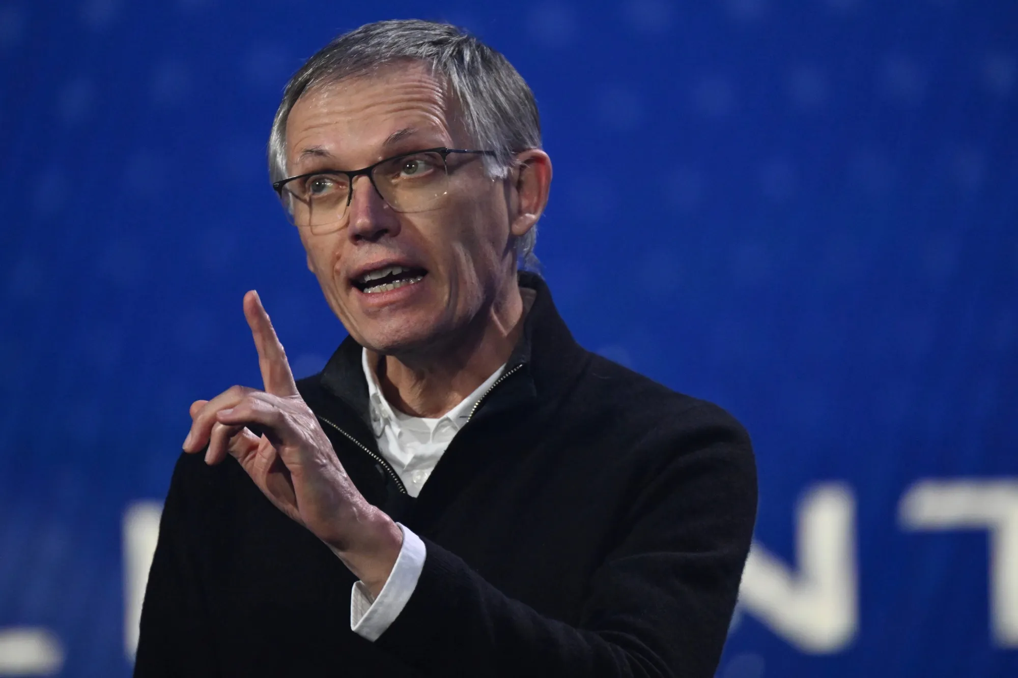 Stellantis CEO Carlos Tavares at CES&nbsp;in January.