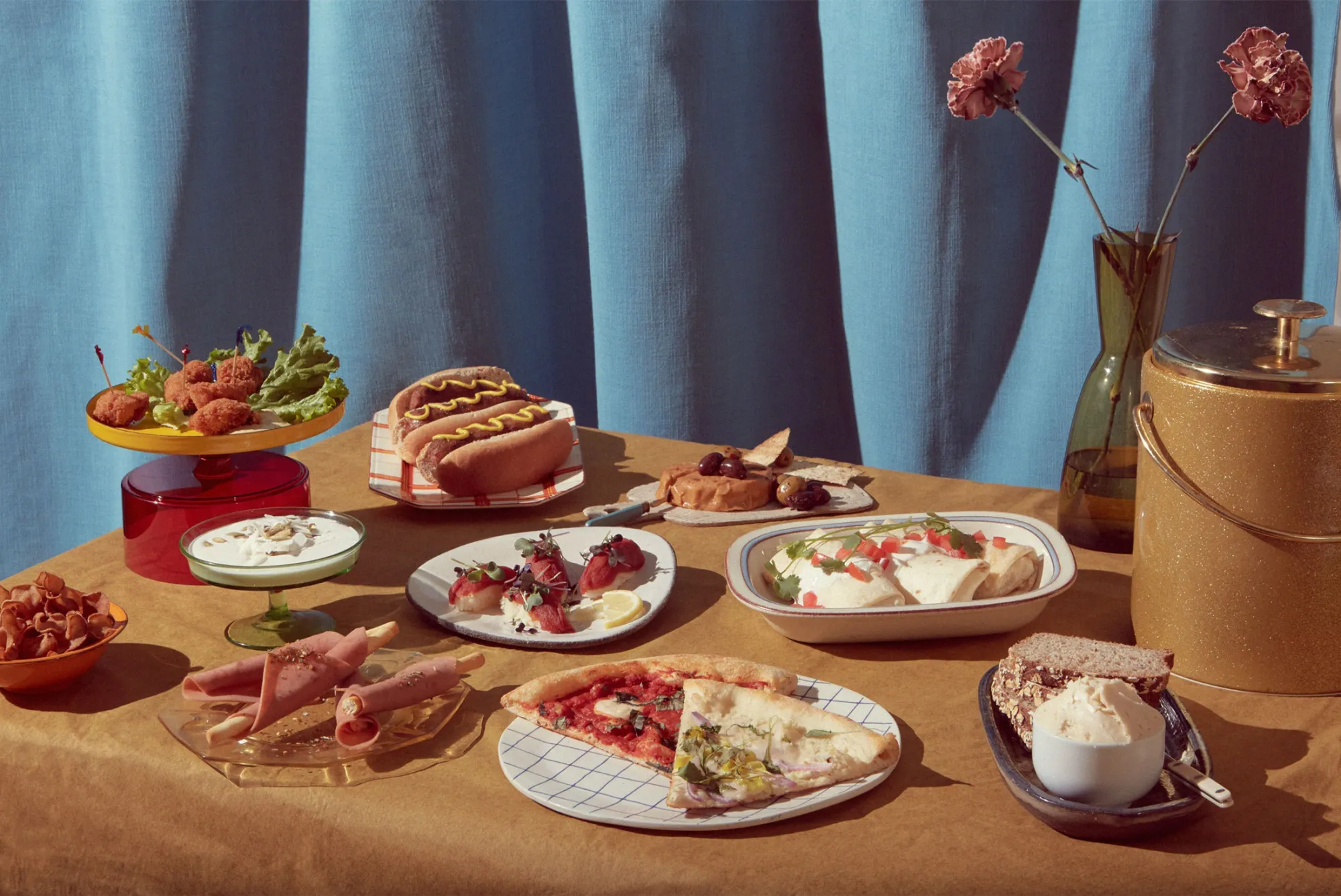 New Crop Capital investments: Bacon Chips: Outstanding Foods; Shrimp: New Wave Foods; Yogurt: Kite Hill; Deli Slices: Benji Vegan Gourmet; Hot Dogs: Beyond Meat; Sushi: Ocean Hugger; Cheese Wheel: Miyoko’s Kitchen; Cheese on Pizza: Numu; Burritos: Alpha Foods; Butter: Fora Foods. &nbsp;