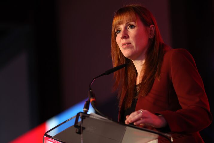 Angela Rayner Delivers Speech To Labour's North West Regional Conference
