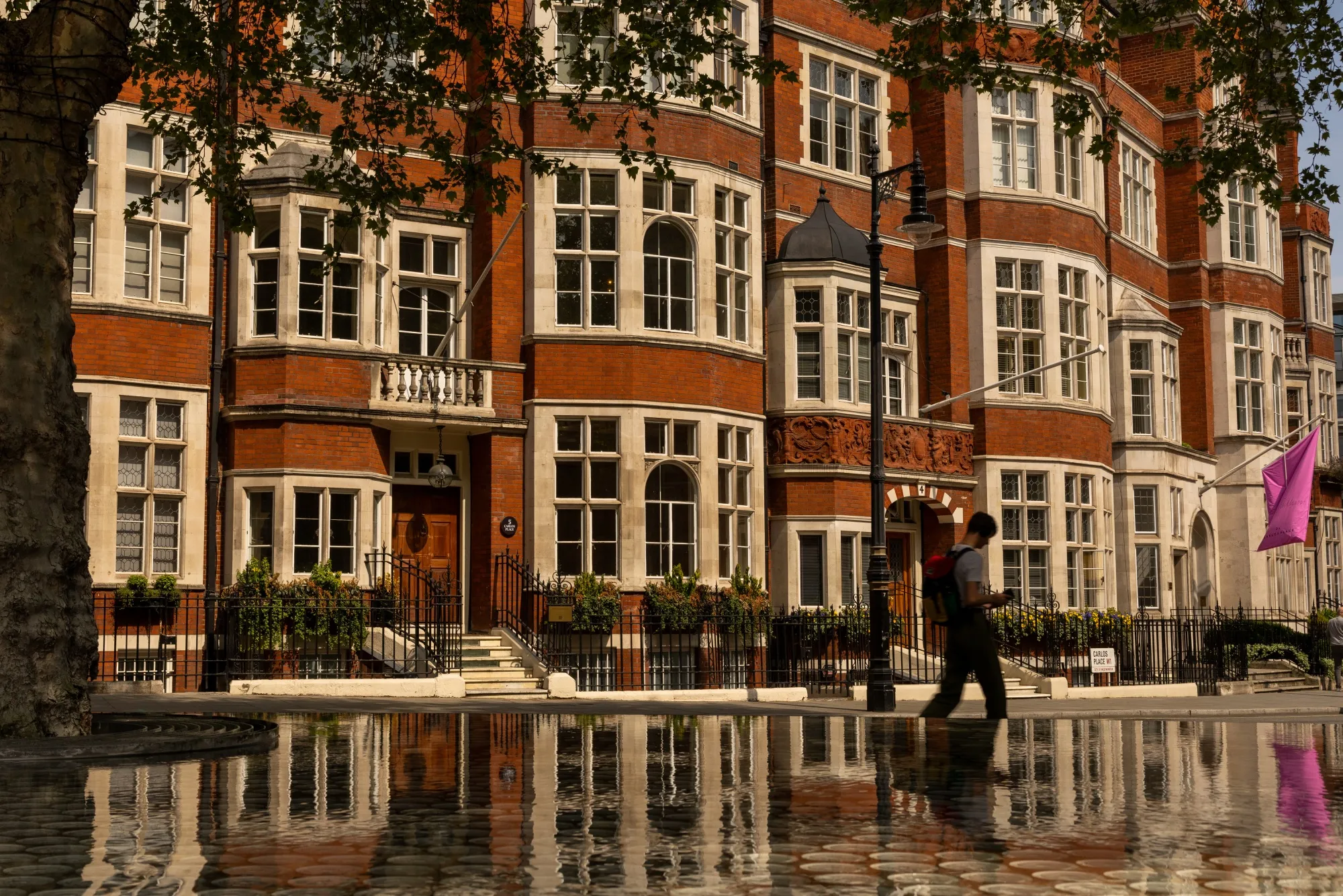 Residential properties in the Mayfair district i&nbsp;London.