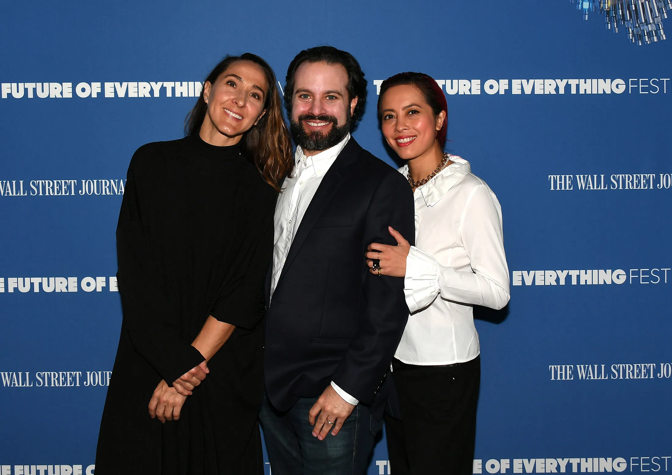 Chefs Gabriela Cámara, Howie Kahn, and Angela Dimayuga at the Future of Everything Festival in New York on May 21.