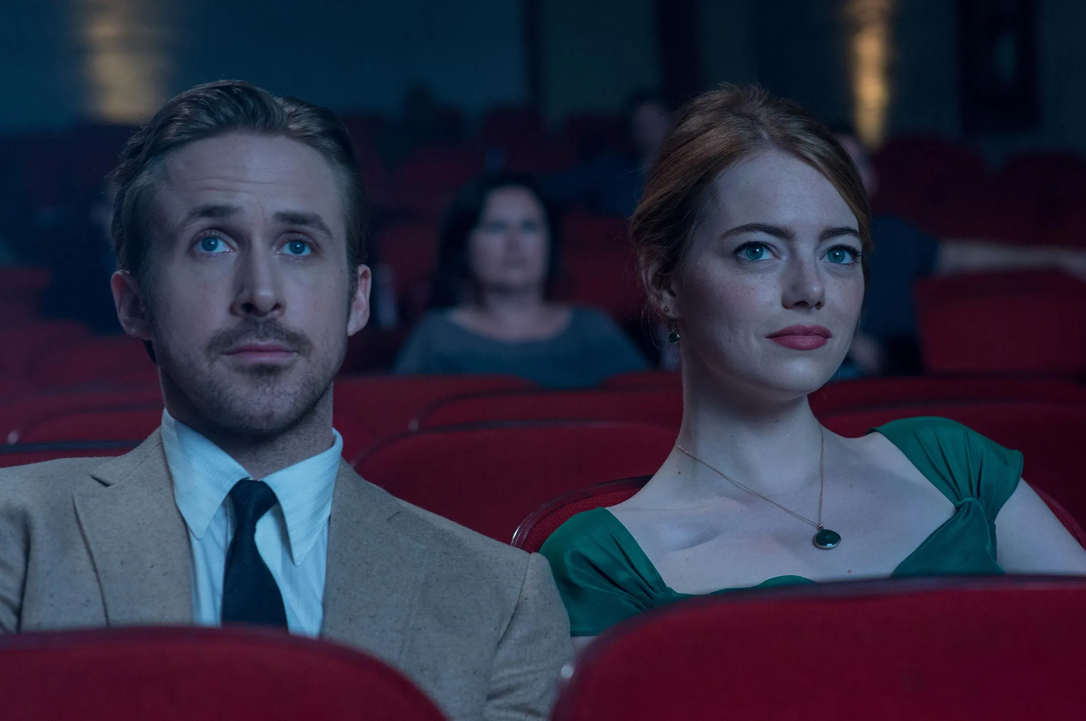 Ryan Gosling and Emma Stone in "La La Land."
