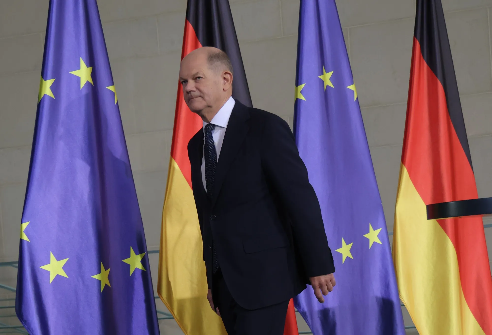 German Chancellor Olaf Scholz.