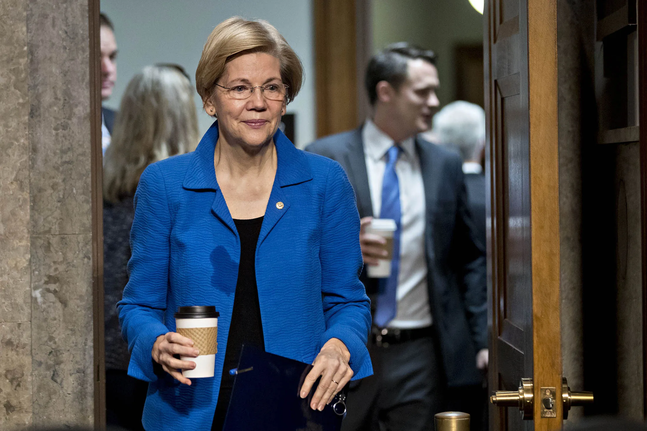 Senator Elizabeth Warren.

