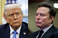 Donald Trump Elon Musk COMBO DIPTYCH