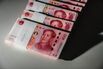 Chinese Yuan Banknotes As China Rolls Over Policy Loans With Party Congress Underway