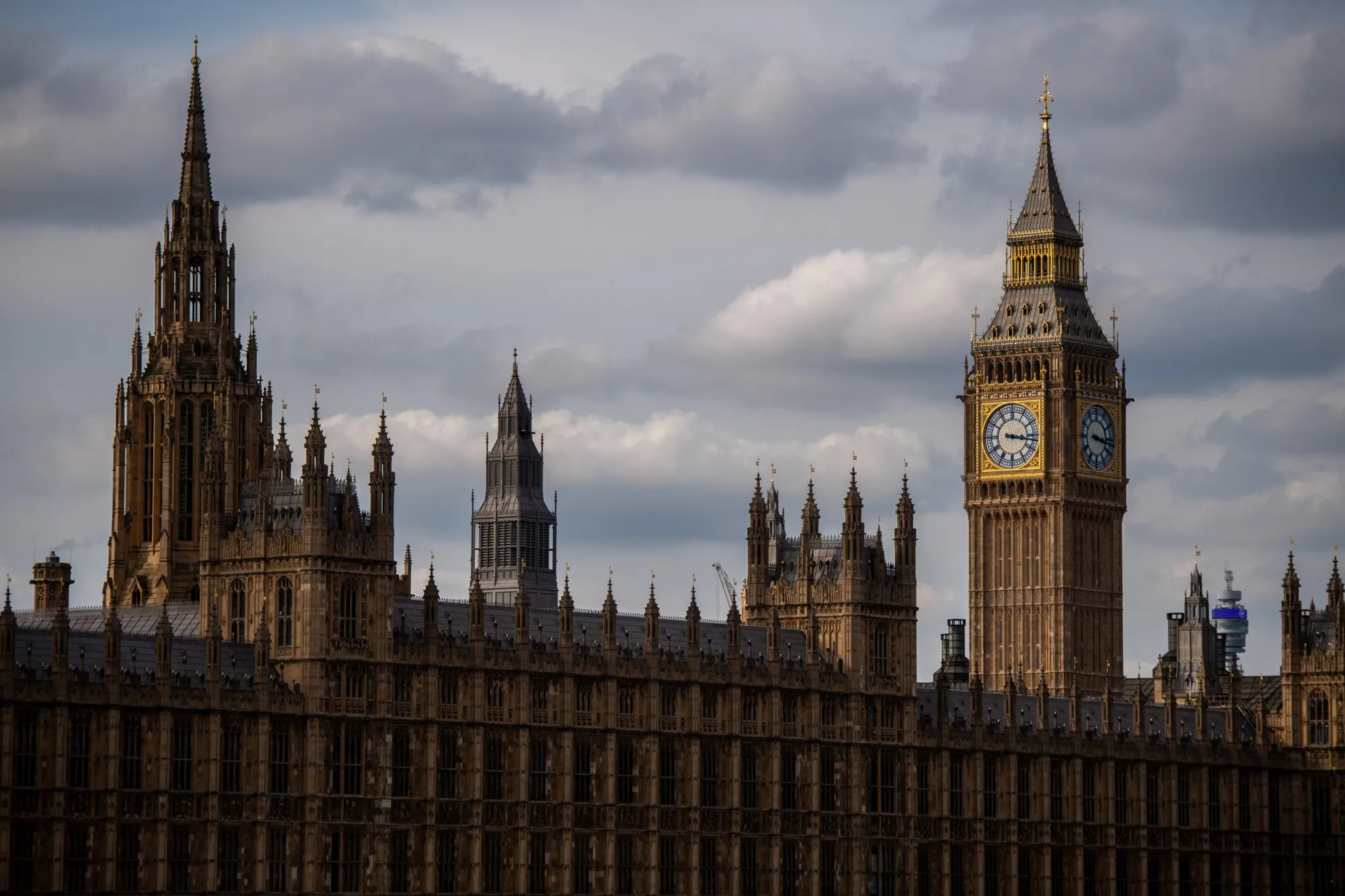 The Houses of Parliament in London.