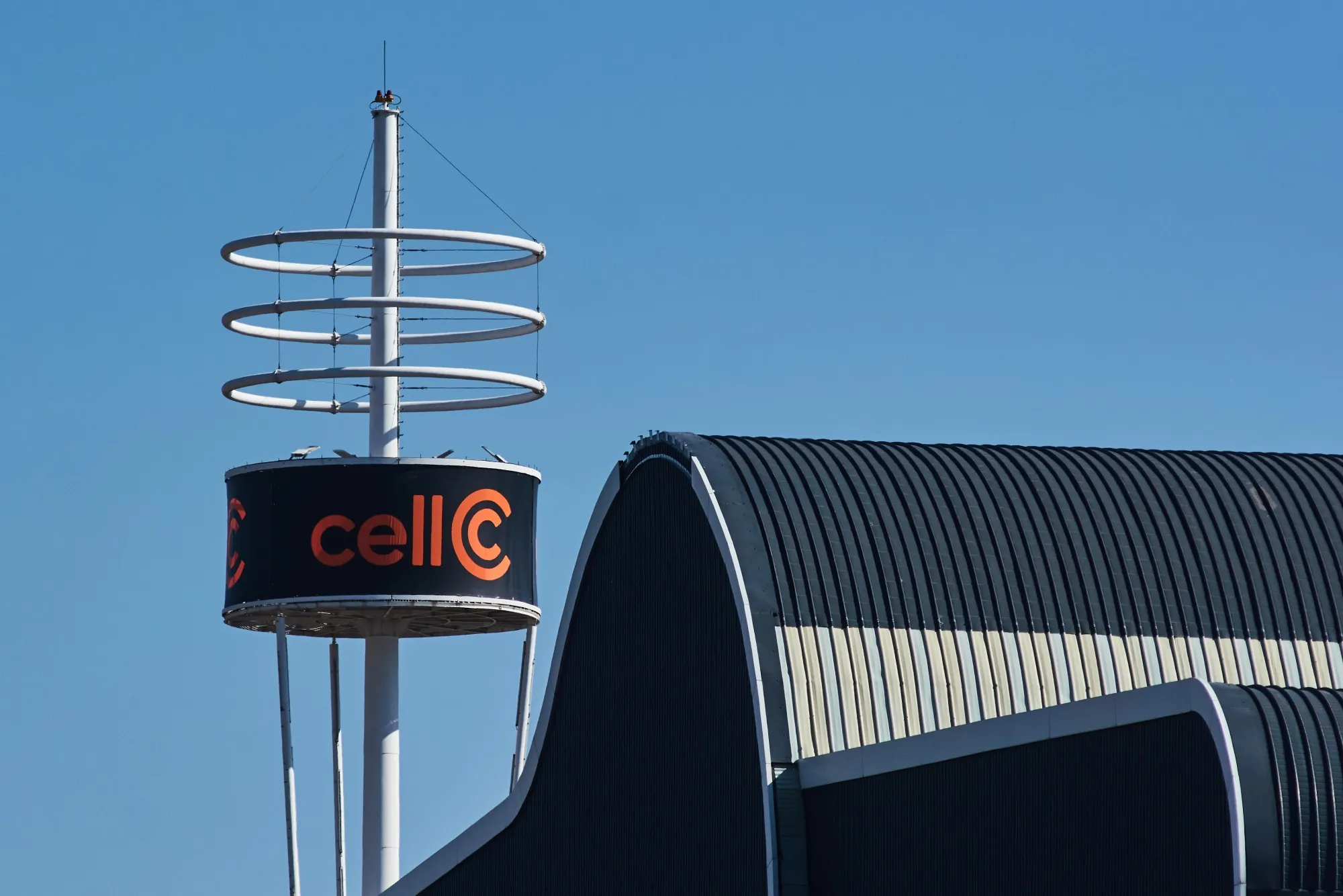 A Cell C sign in Johannesburg.