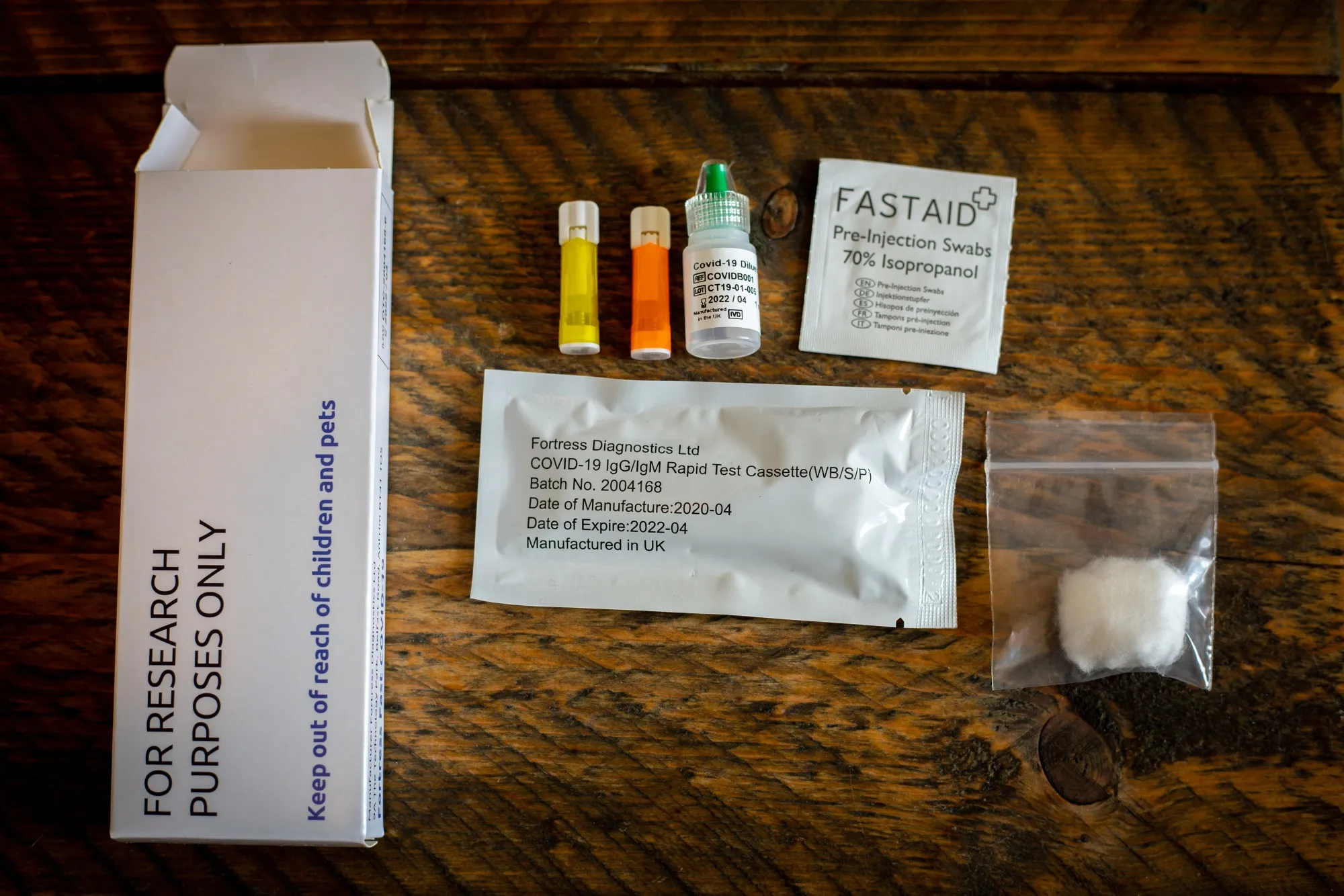 COVID-19 Home Antibody Testing Kit As U.K. Cases Soar