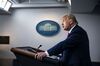 President Trump speaks during a news conference in the James S. Brady Press Briefing Room at the White House in Washington, D.C., on Sept. 16.