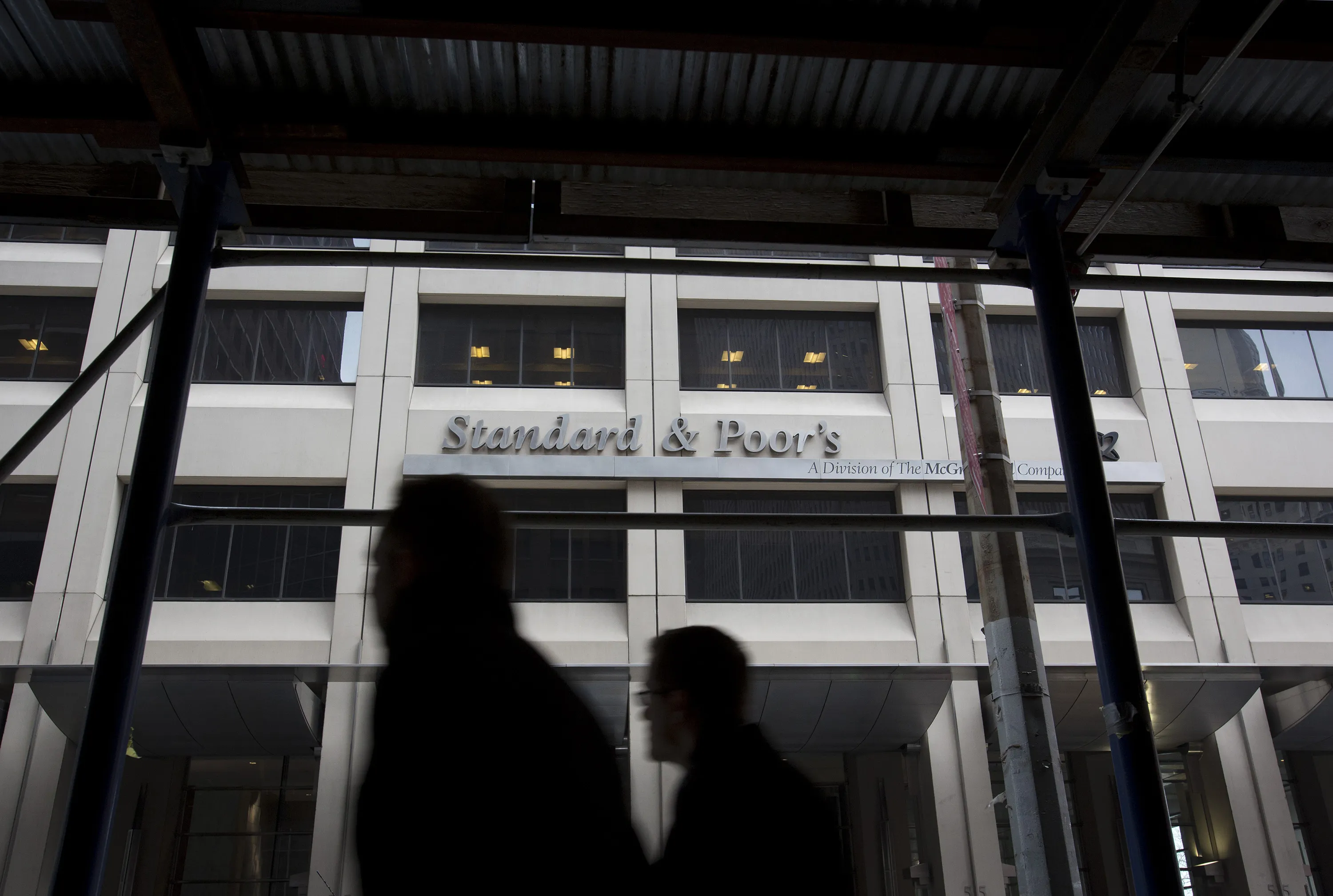 The Standard &amp; Poor's headquarters in New York.
