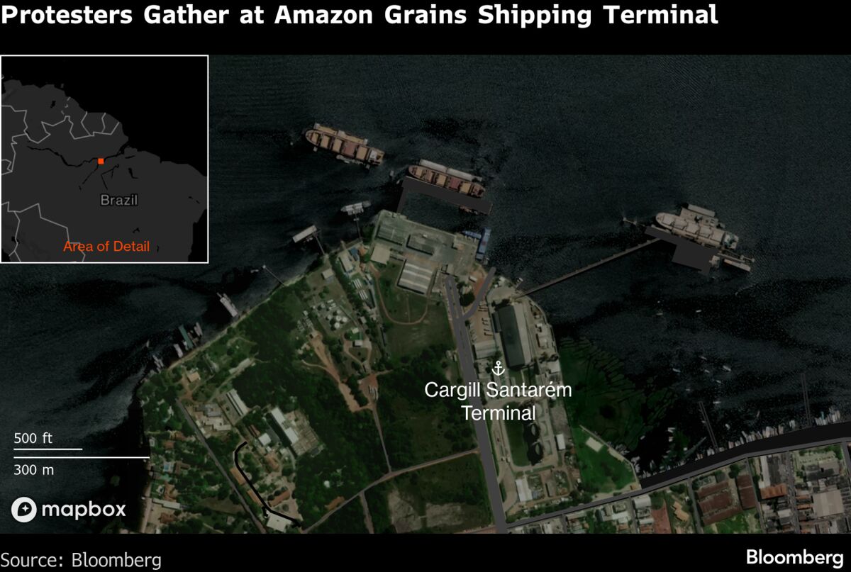 亚马逊河疏浚抗议活动考验农业综合企业的力量