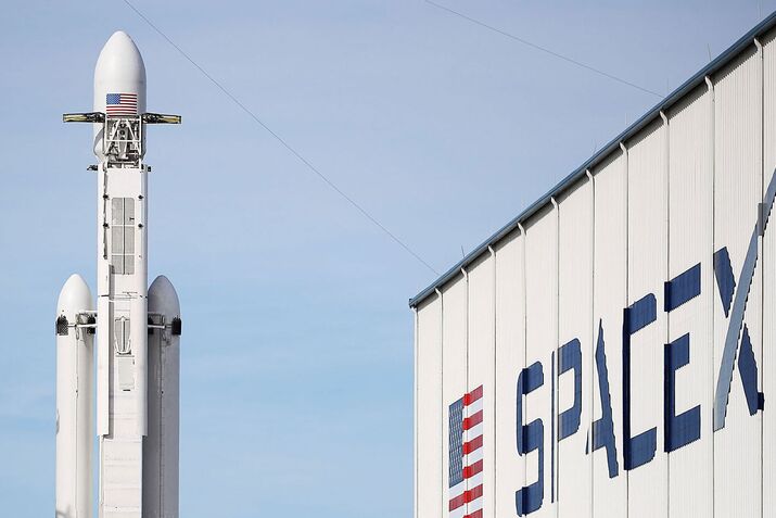SpaceX branding.