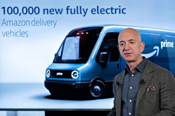 Bezos’s Big Van Order Signals Amazon-Backed Rivian Is ‘For Real’