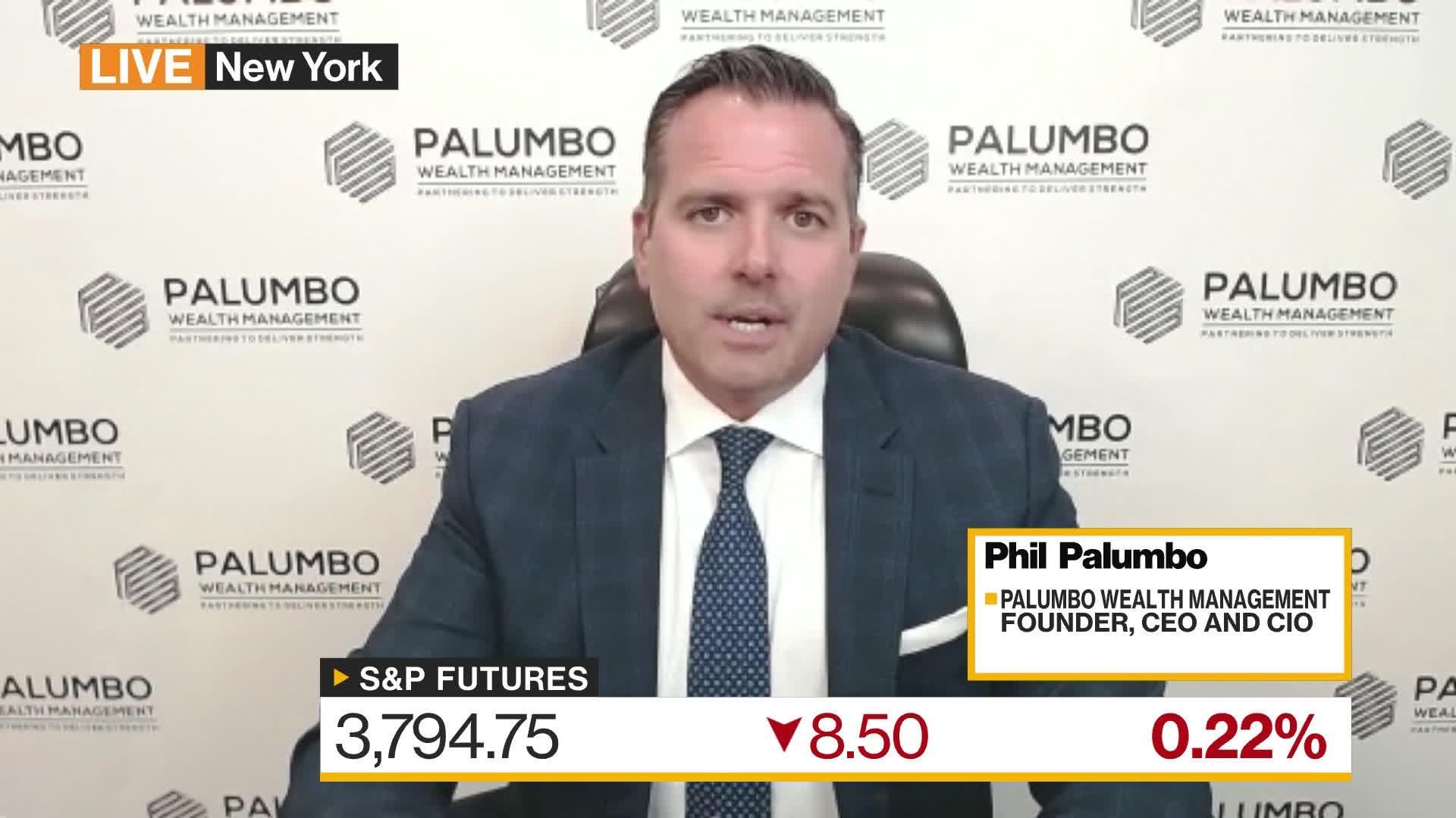 Watch Palumbo CEO on Markets and Strategies Bloomberg