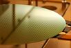 A silicon semiconductor wafer.