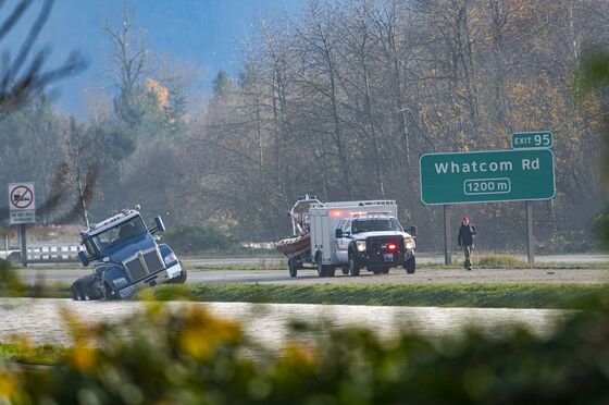 Vancouver Is Cut Off by Road, Rail After ‘Extraordinary’ Storms